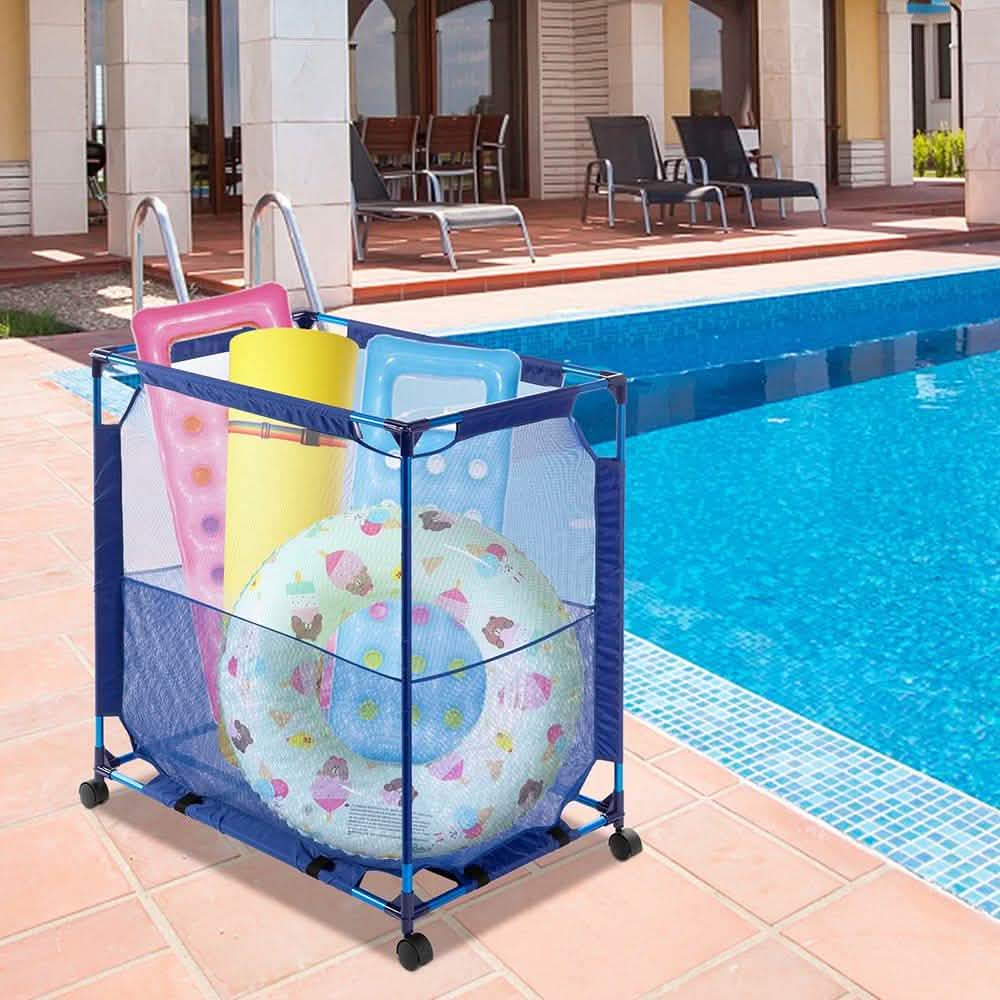 Modern Blue Pool Storage Bin