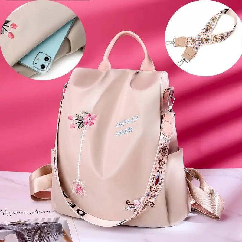 Modern Elegant  Waterproof Women's Backpack Fashionable Anti-theft Women Backpacks Nice Print School Bag High Quality Large Capacity Backpack