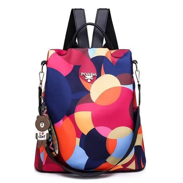 Modern Elegant  Waterproof Women's Backpack Fashionable Anti-theft Women Backpacks Nice Print School Bag High Quality Large Capacity Backpack