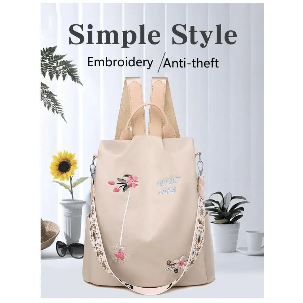 Modern Elegant  Waterproof Women's Backpack Fashionable Anti-theft Women Backpacks Nice Print School Bag High Quality Large Capacity Backpack