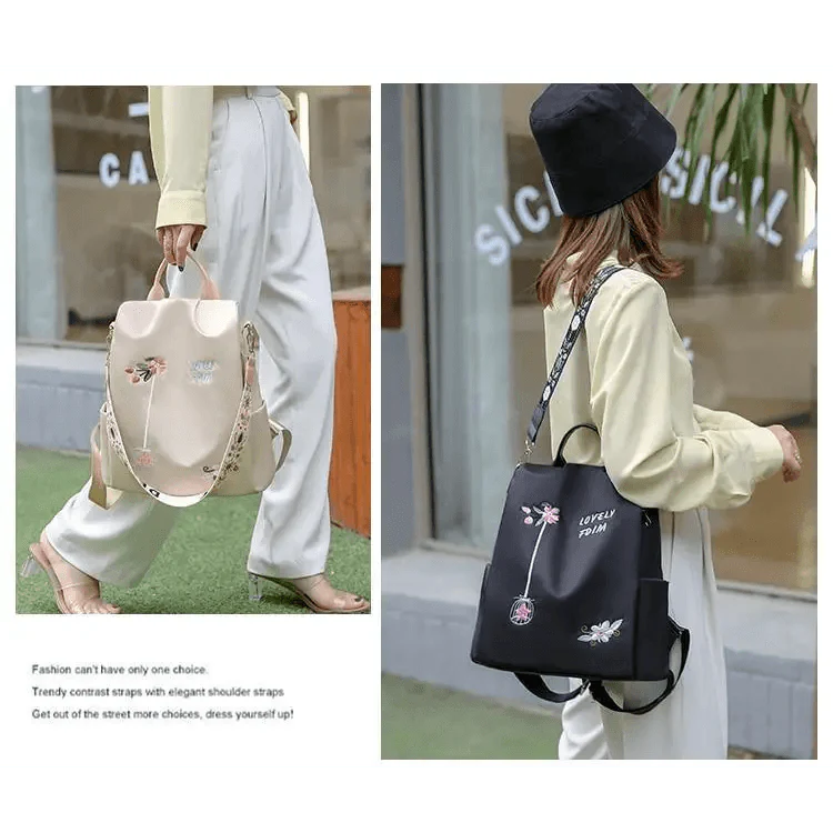 Modern Elegant  Waterproof Women's Backpack Fashionable Anti-theft Women Backpacks Nice Print School Bag High Quality Large Capacity Backpack