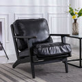 Modern Faux Leather Accent Chair