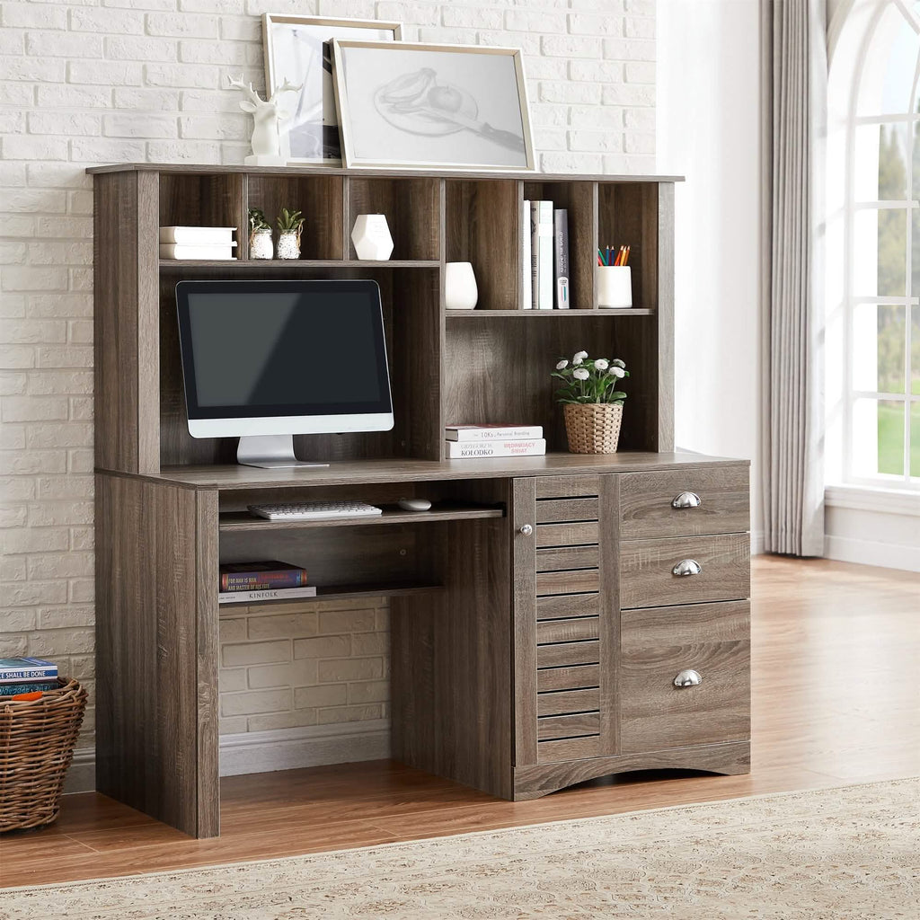 Modern Home Office Desk- 59" Computer Desk Table