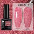 Modern Luxury Autumn Winter Womens Gel Polish Glossy Matte Diamond Effect Long Lasting Nail Art Sequins Design