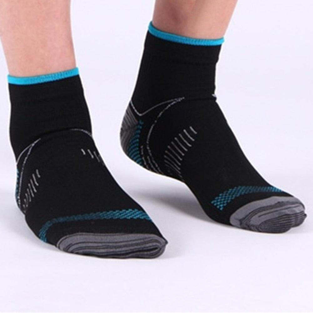 Modern Men and Women New Plantar Fascia Compression Socks Sweat-Absorbent Breathable Sweats Sports Gym Pressure Socks