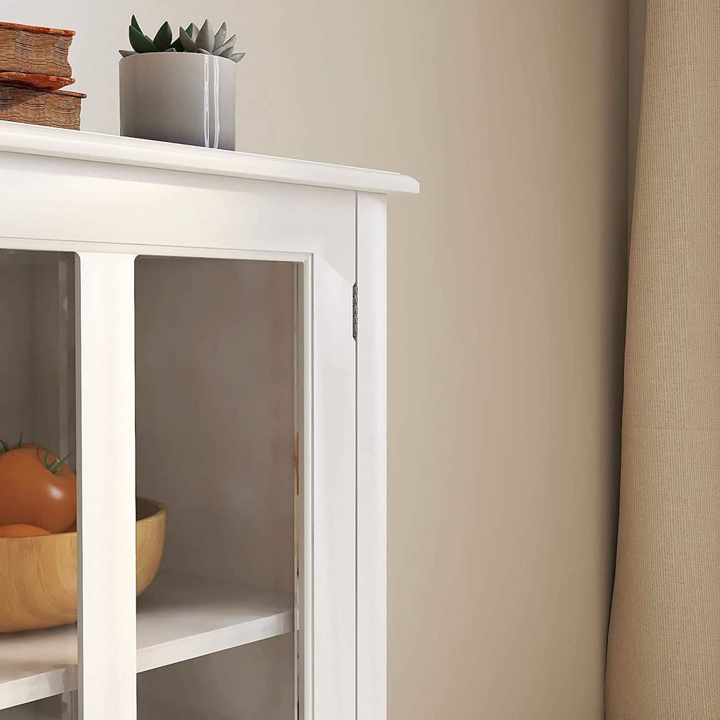 Modern Storage Cabinet with Metal Handles