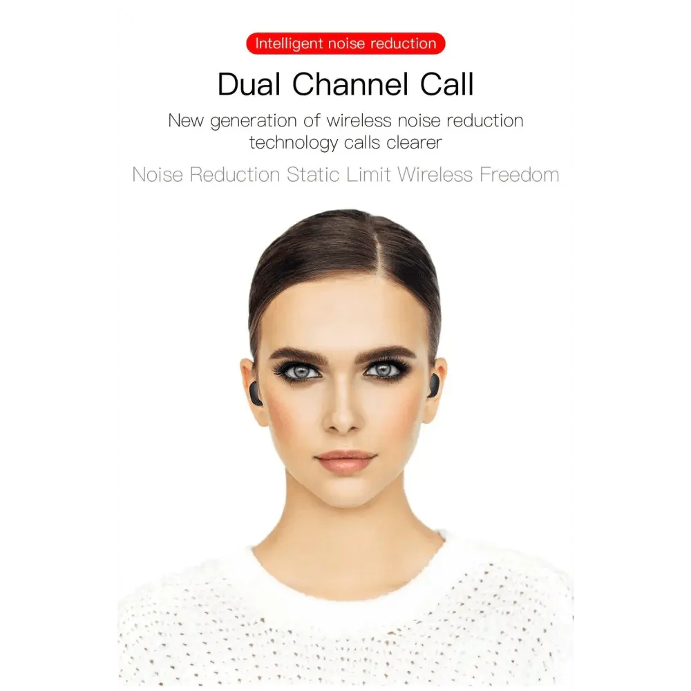 Modern Style Bluetooth 5.0 Headphones Stereo  Wireless Ear Buds In Ear Hands Free Earphones Sports Headset Quality Sound