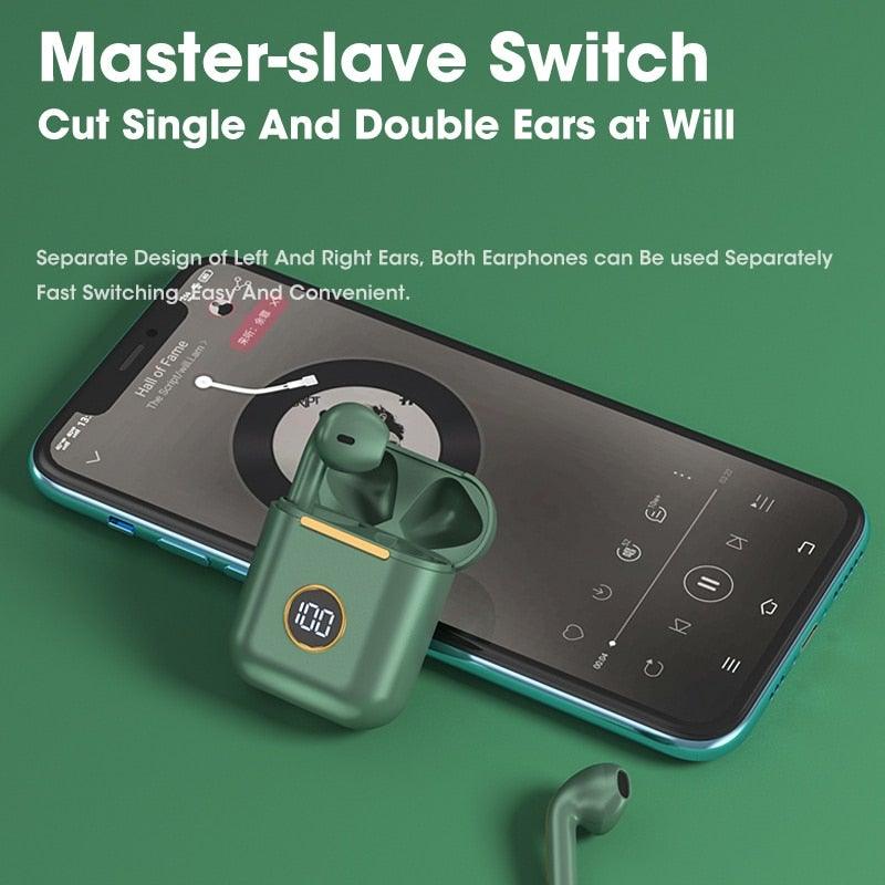 Modern White Wireless Bluetooth Headphones Waterproof HIFI-Sound Music Earphones For Outdoor Sport Workout Headset Sports Headphones Wireless Wearable Music Player Built-in Sweatproof Headphones With Charging Case Bluetooth 5.0