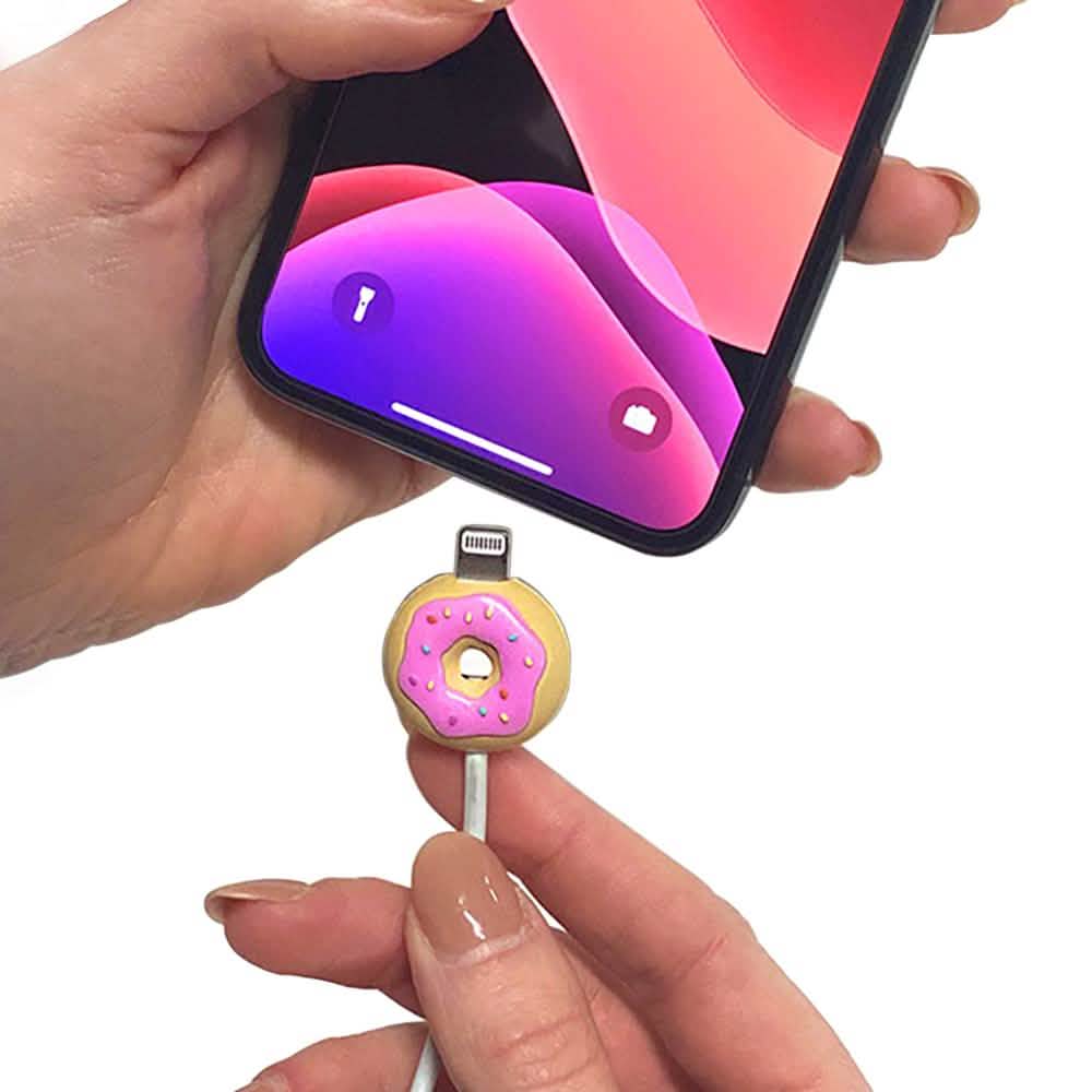 MojiPower Cable Protector for iPhone and Android Smartphone Charger