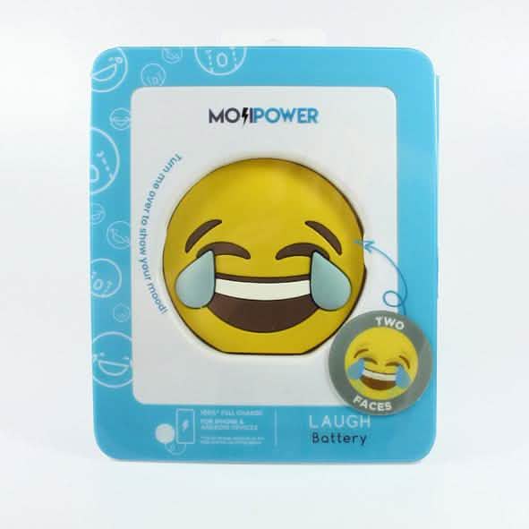 MojiPower Soft Touch External Battery 2600 mAh for iOS and Android