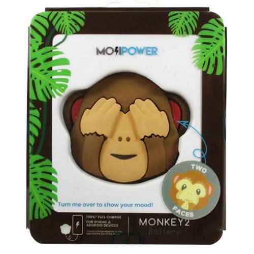 MojiPower Soft Touch External Battery 2600 mAh for iOS and Android