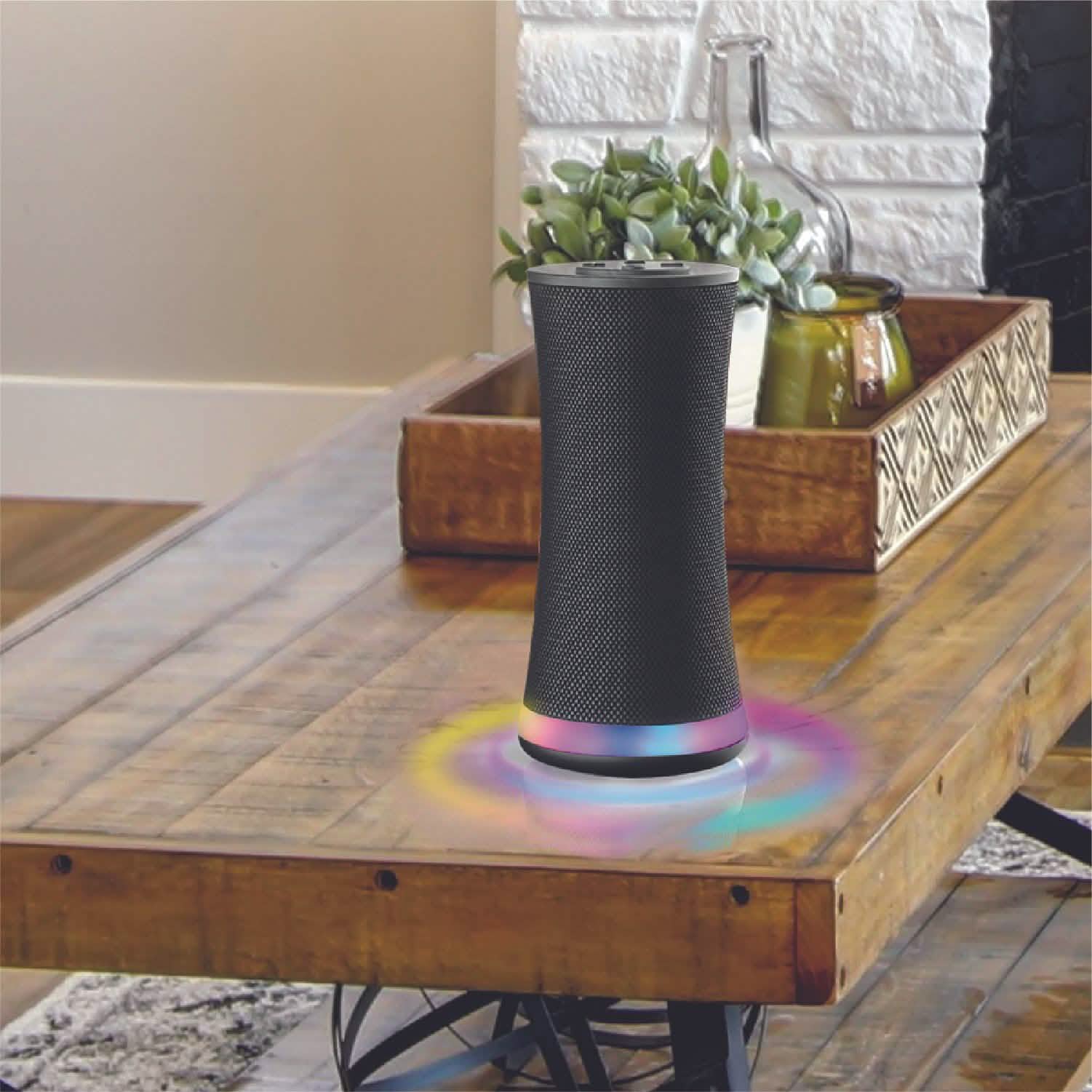 Mood Tower Multi-Color LED Light Wireless Speaker