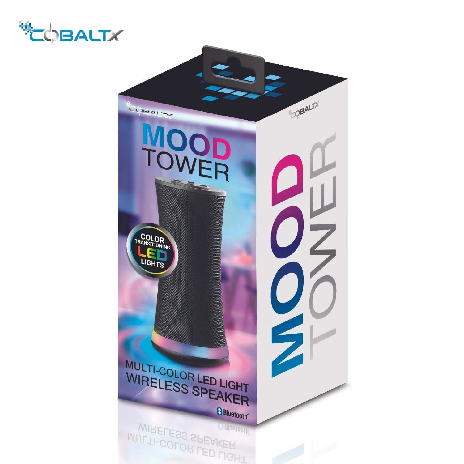 Mood Tower Multi-Color LED Light Wireless Speaker