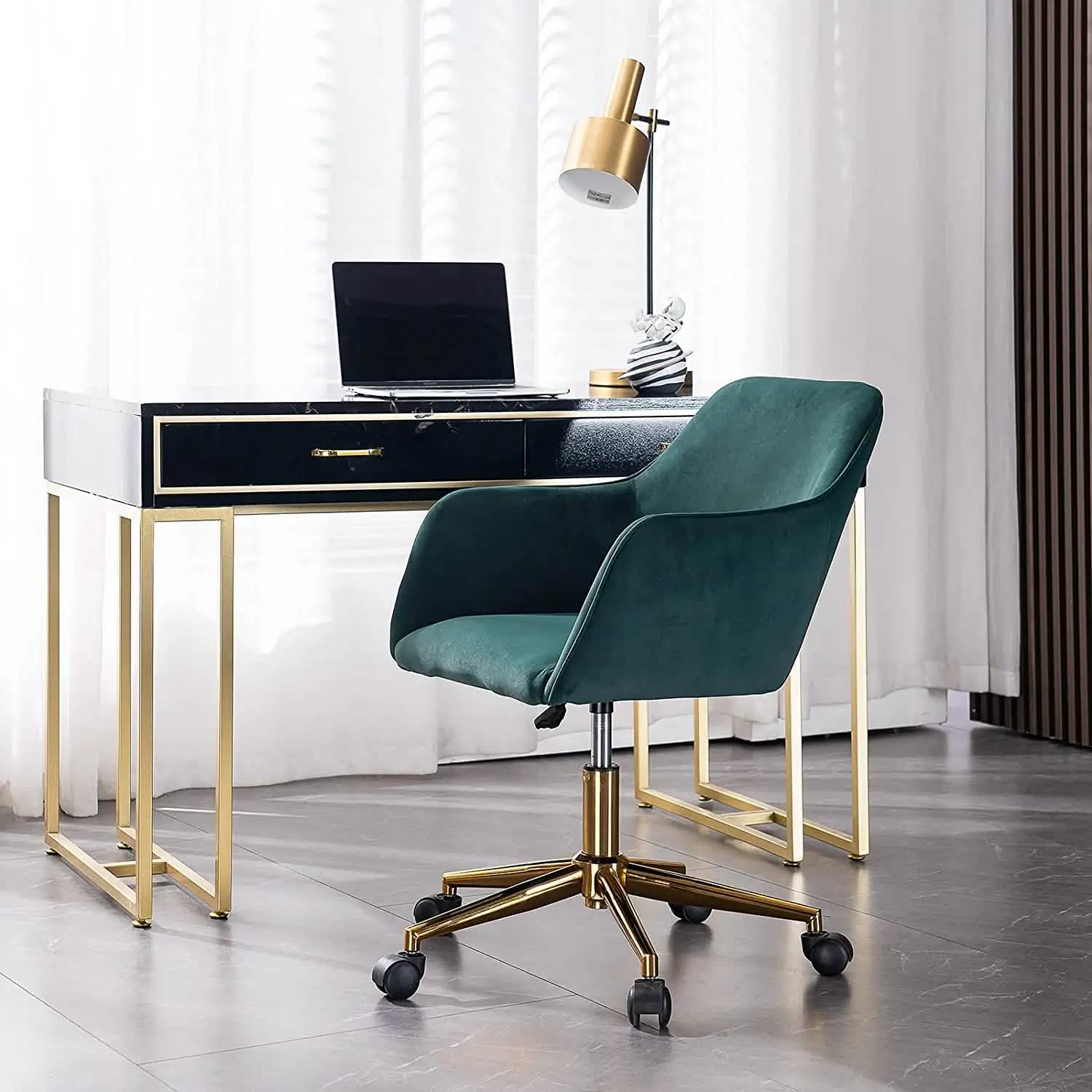 Morden Crush Velvet Home Office Chair