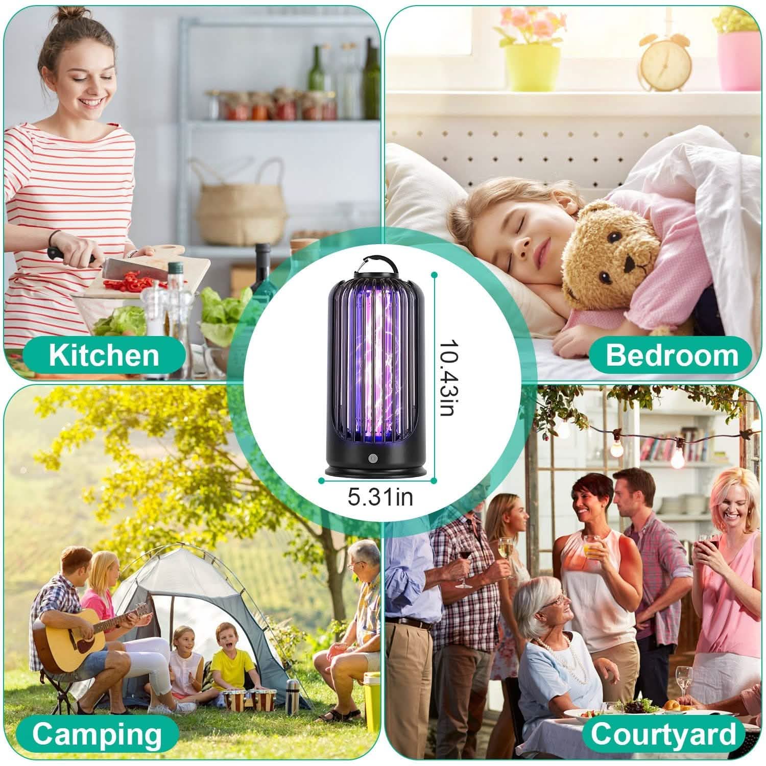 Mosquito Killer Lamp 2000V High Powered Pest Control