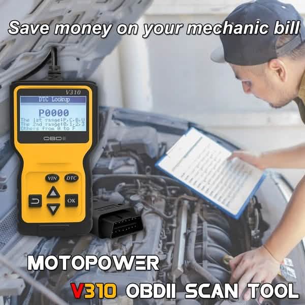 MOTOPOWER MP69033 OBD2 Scanner Universal Car Engine Fault Code Reader