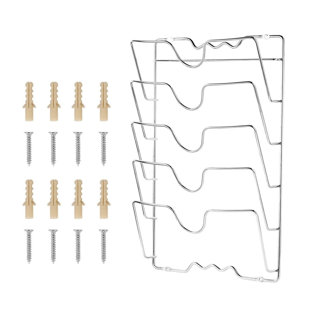 Mounted Pot Lid Rack Pot Cover Organizer