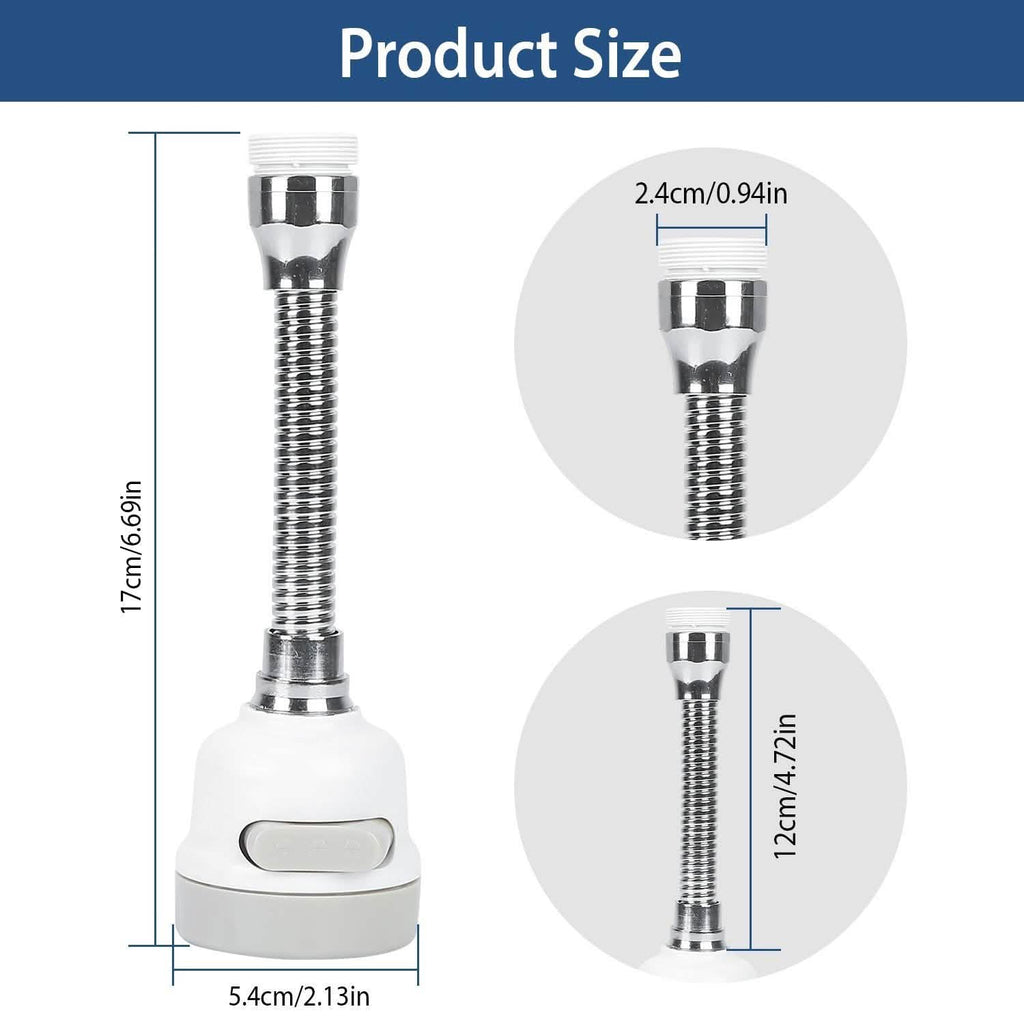 Movable Kitchen Tap Head 360° Rotatable Swivel