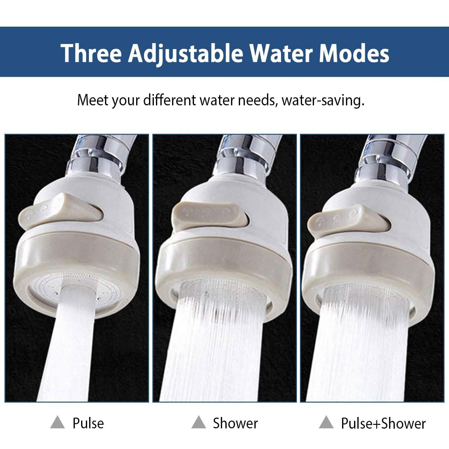 Movable Kitchen Tap Head 360° Rotatable Swivel