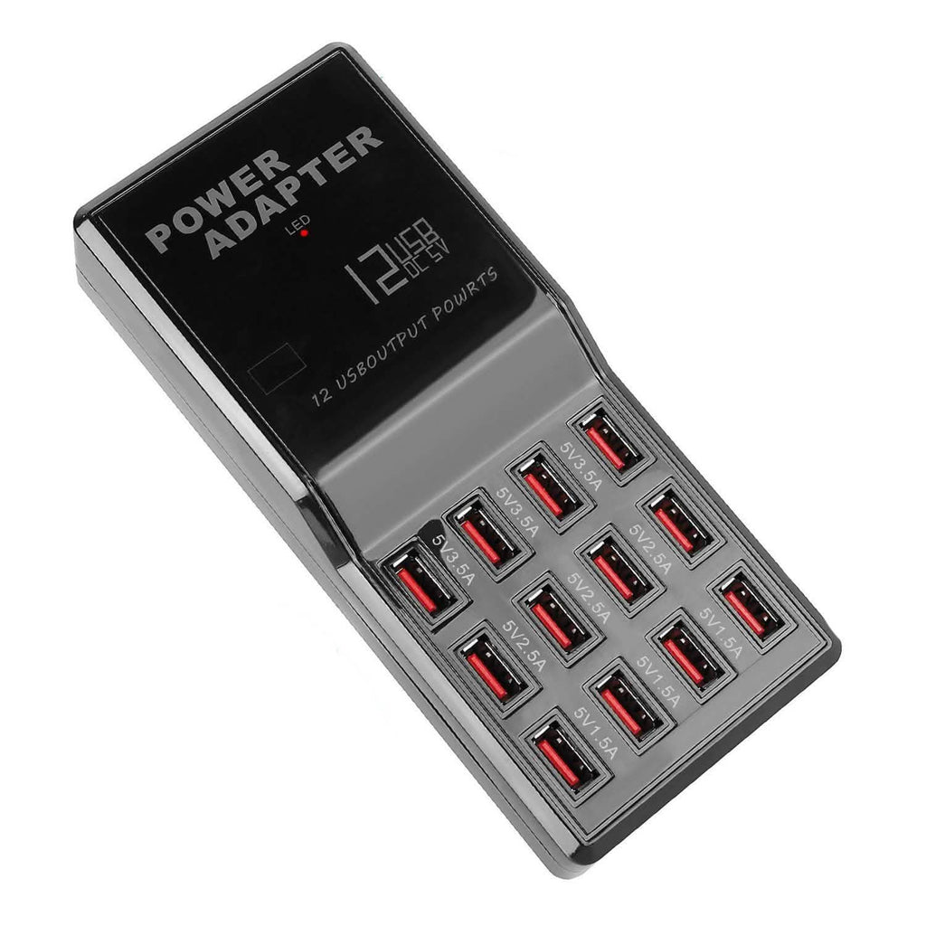 Multi 12 Port USB Charging Station Hub