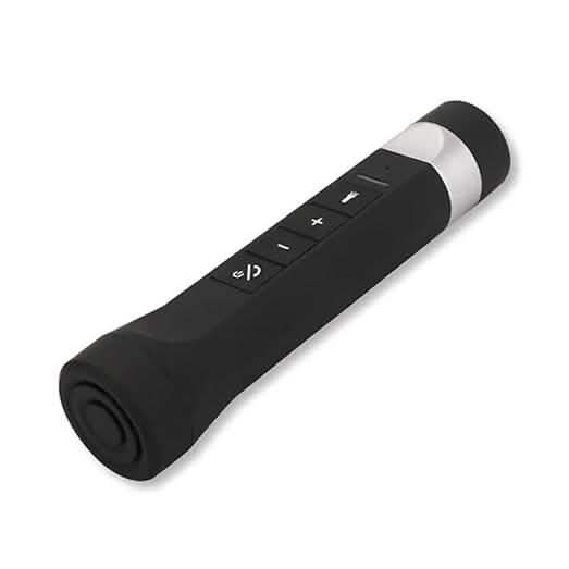 Multi-Function Bike Light Flashlight Bluetooth Speaker Handsfree Mic Support