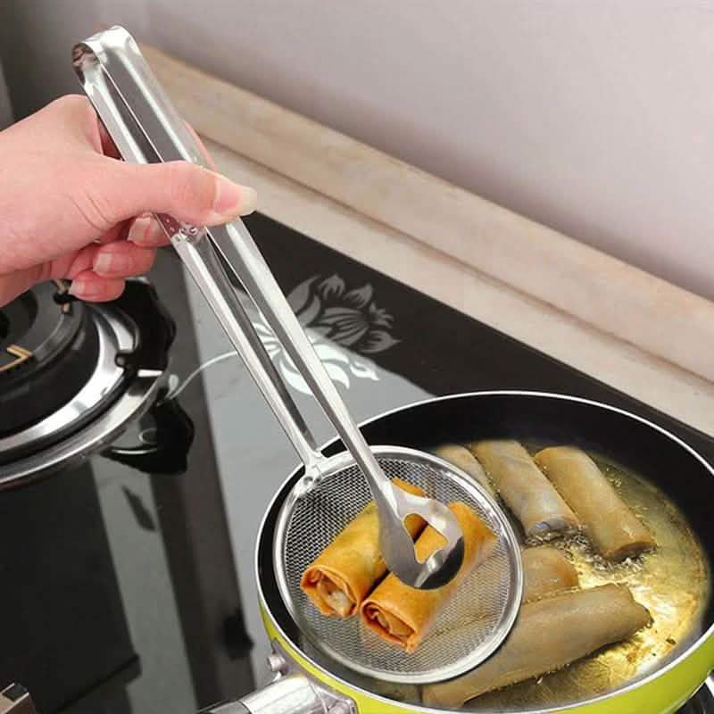 Multi-Functional Stainless Steel Clamp Strainer Filter Spoon