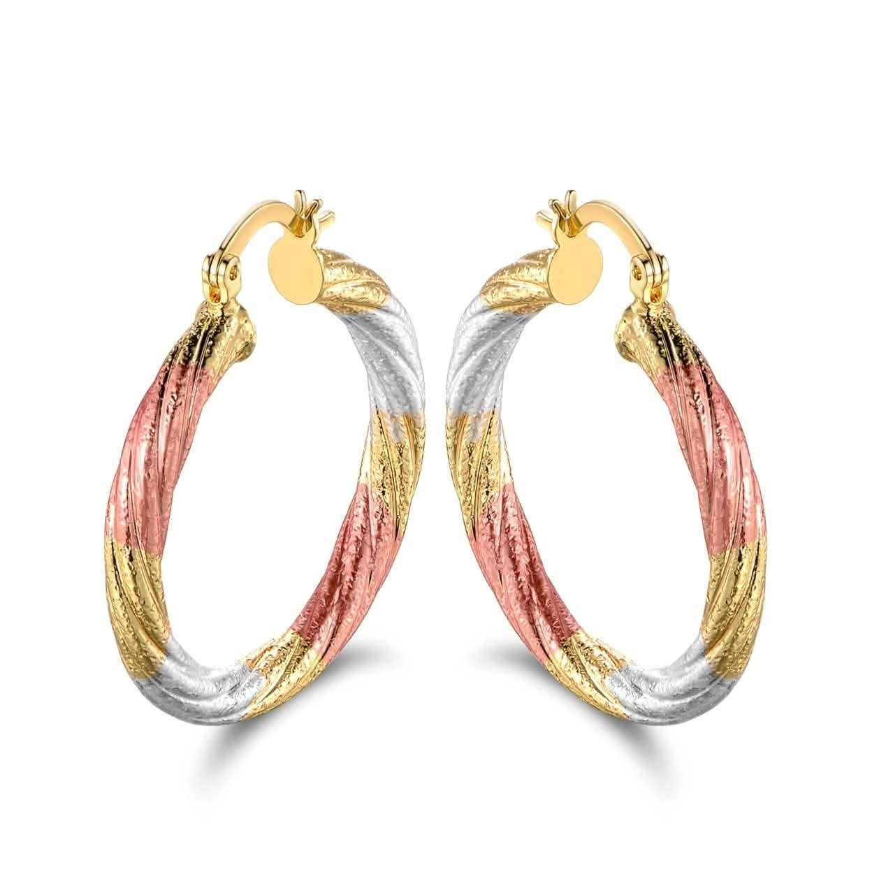 Multi Gold Hoop Earrings - Assorted Styles
