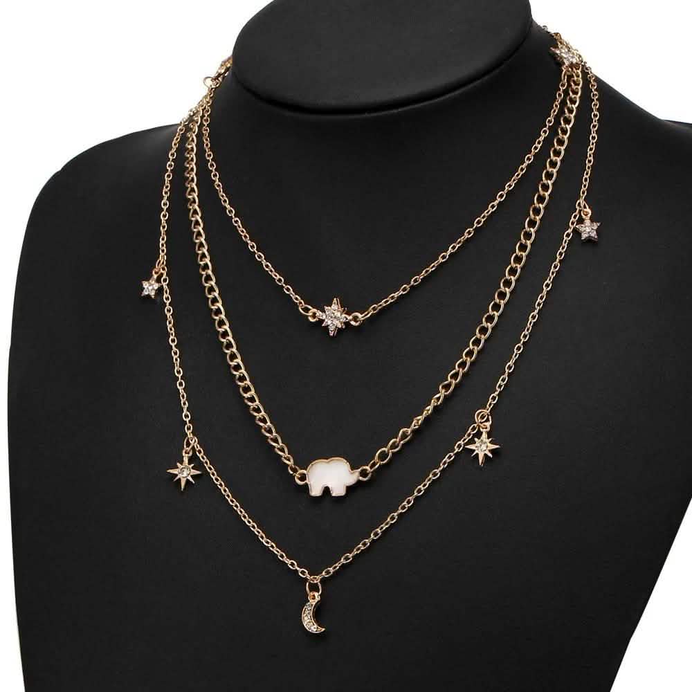 Multi-layer Necklace Clavicle Chain