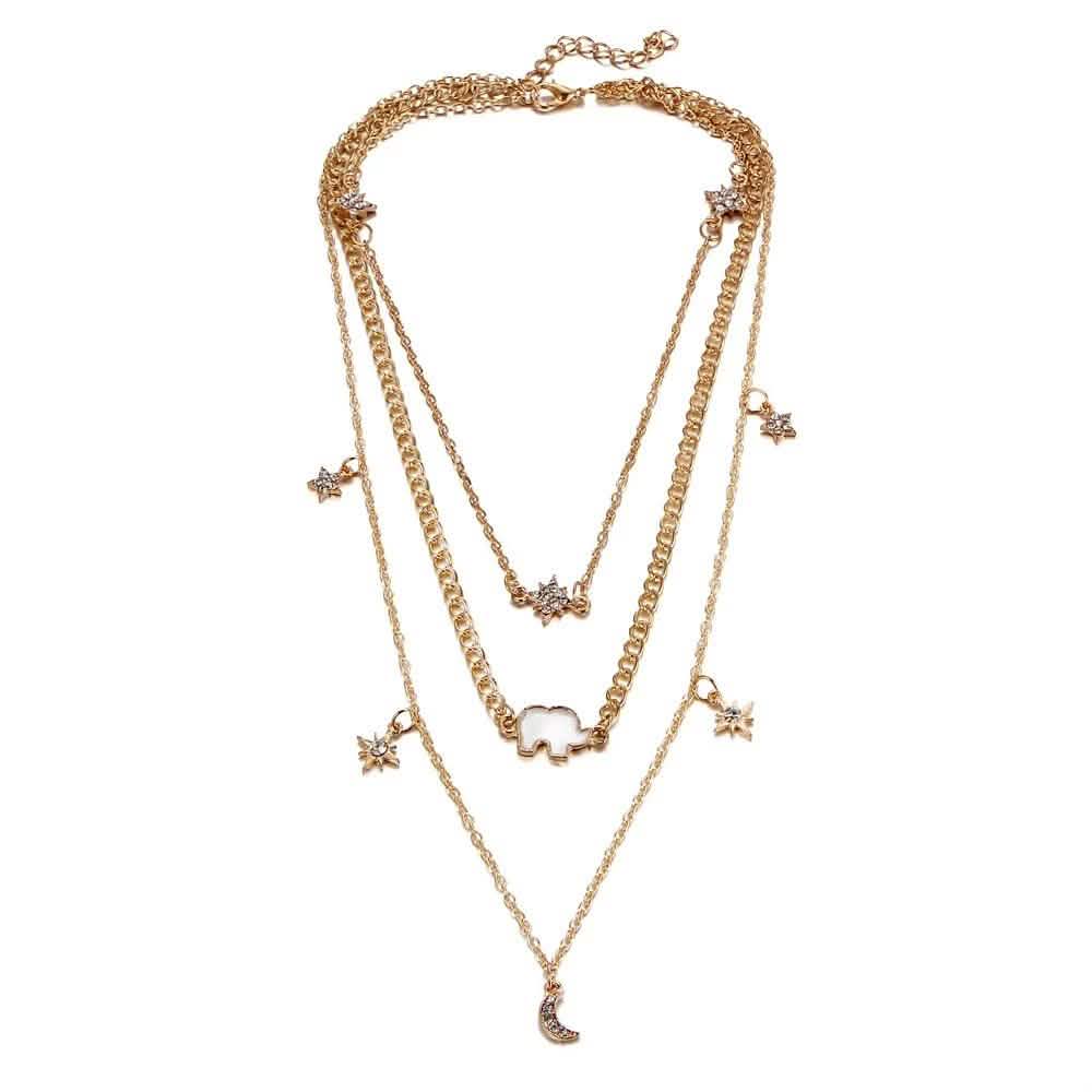 Multi-layer Necklace Clavicle Chain