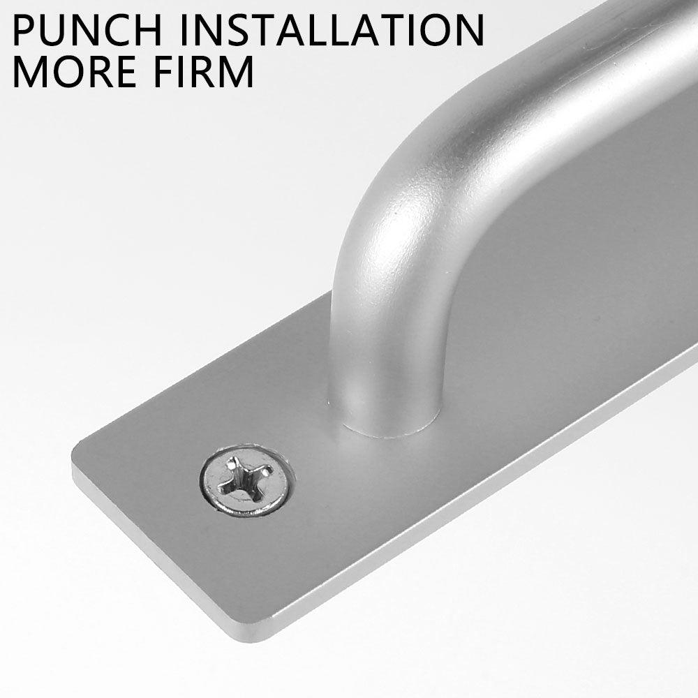 Multi-Purpose Door Handles Balcony Bedroom Cupboard Drawer Pulls Furniture Knobs Kitchen Bar Cabinet Door Handles Grab Hole Free Kitchen Cabinet Handle Furniture Hardwar