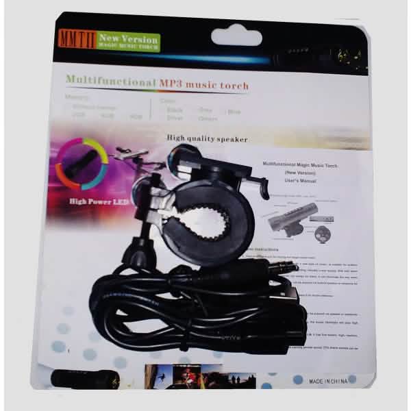 Multifunctional MP3 Music Torch