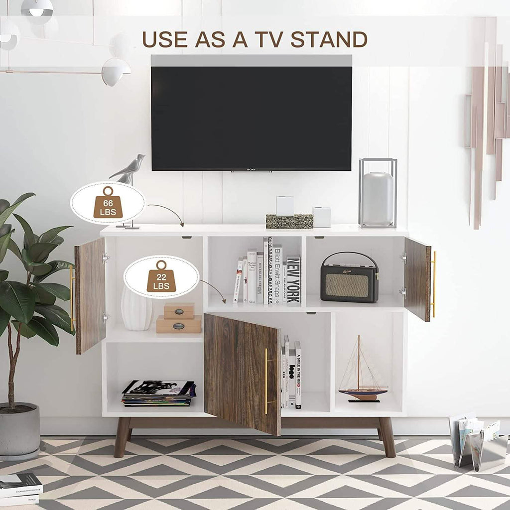 Multifunctional Storage Cabinet Modern Buffet or Kitchen Sideboard