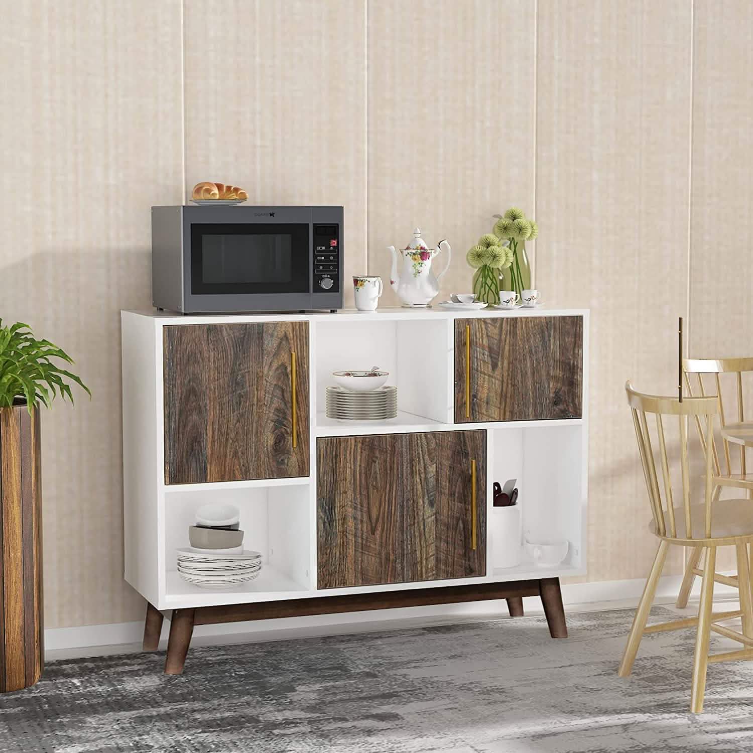 Multifunctional Storage Cabinet Modern Buffet or Kitchen Sideboard