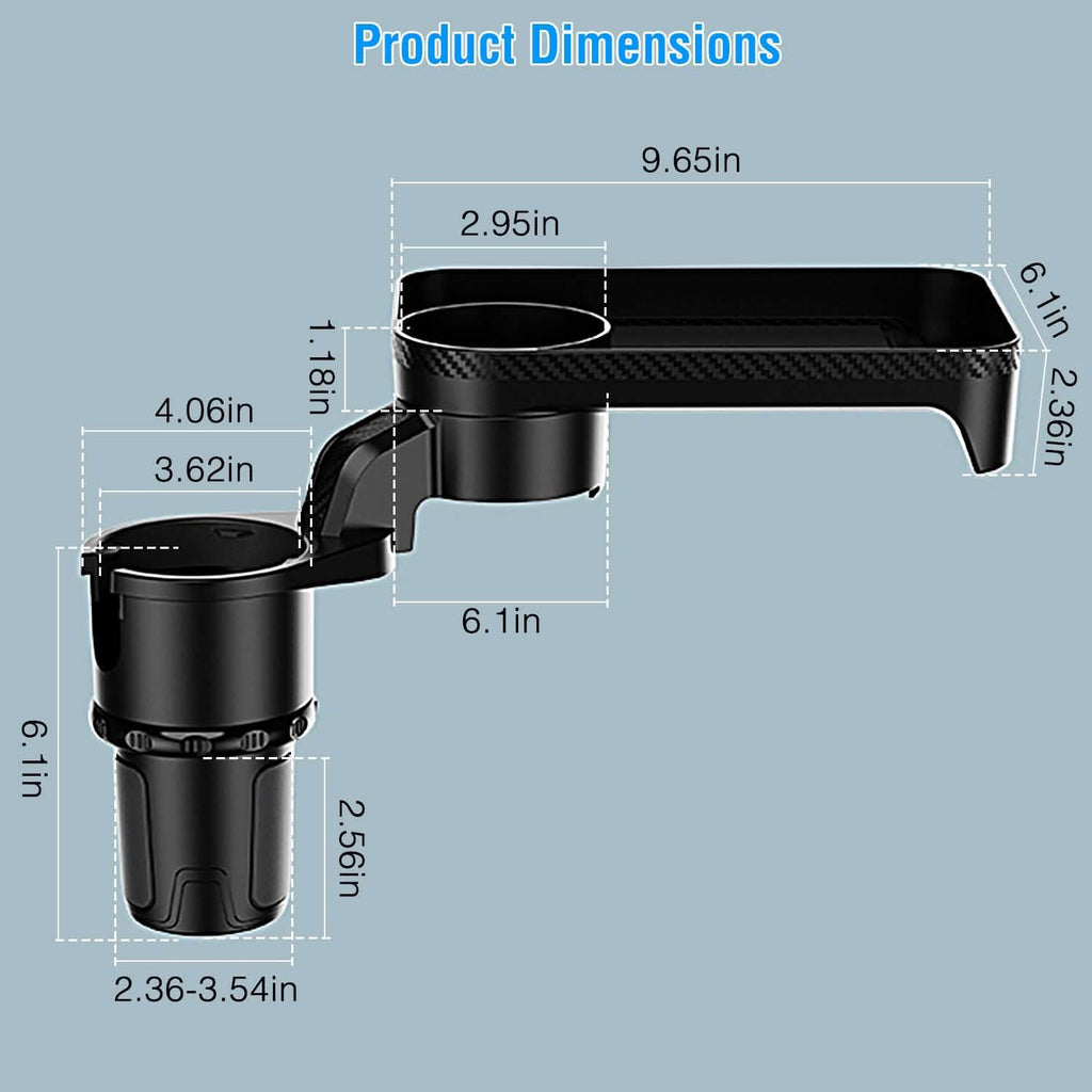 Multifunctional Water Cup Mount Stand with Detachable Tray