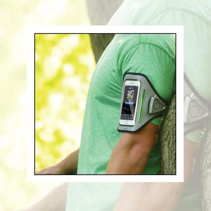 MYGUARD SPORT LED Armband & Safety Alarm with Phone Holder
