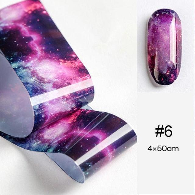 Nail Foils Marble Flower Series Iridescent Nail Art Transfer Sticker Paper Slider Nail Water Decal Design Manicures Decorations  Art Manicures Decoration New Gold Nail Transfer Foils for Nail Arts Nails Supply Holographic Effect Nail Art Foil Stickers Hol