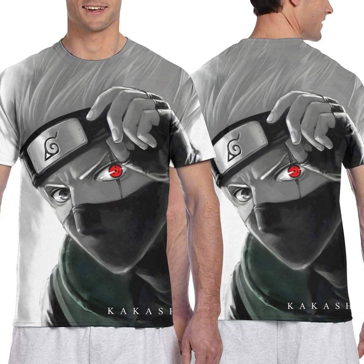 Naruto Shirt Mens Womens Boys Girls 3D Print Short Sleeve T-Shirt
