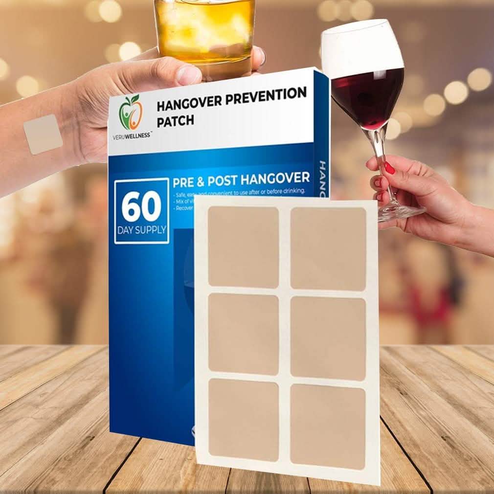 Natural Hangover Patches 60 Day Supply