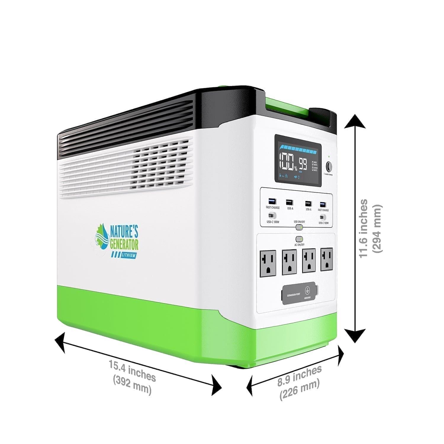 High Capacity Expandable Lithium 1800 Power Station