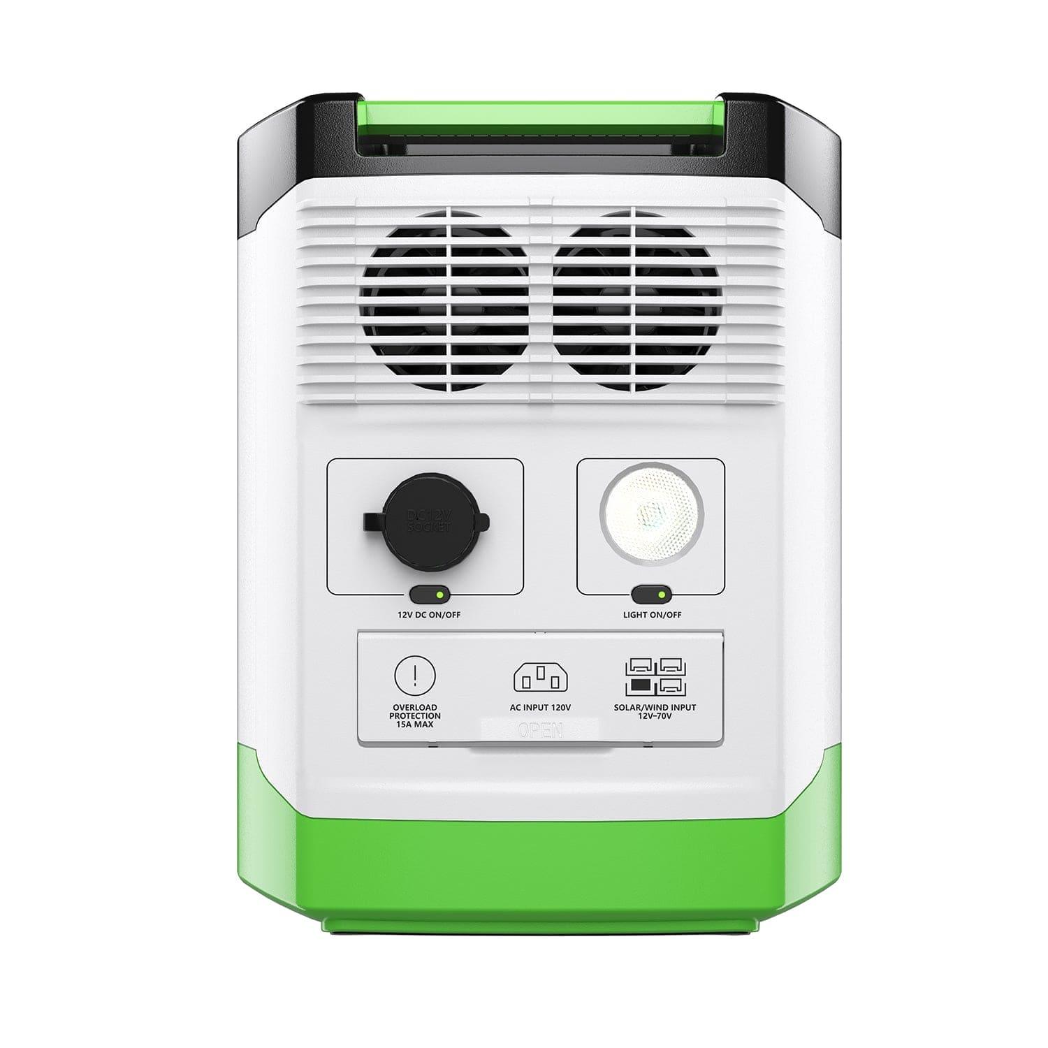 High Capacity Lithium 1800 Solar Generator and Transfer Switch