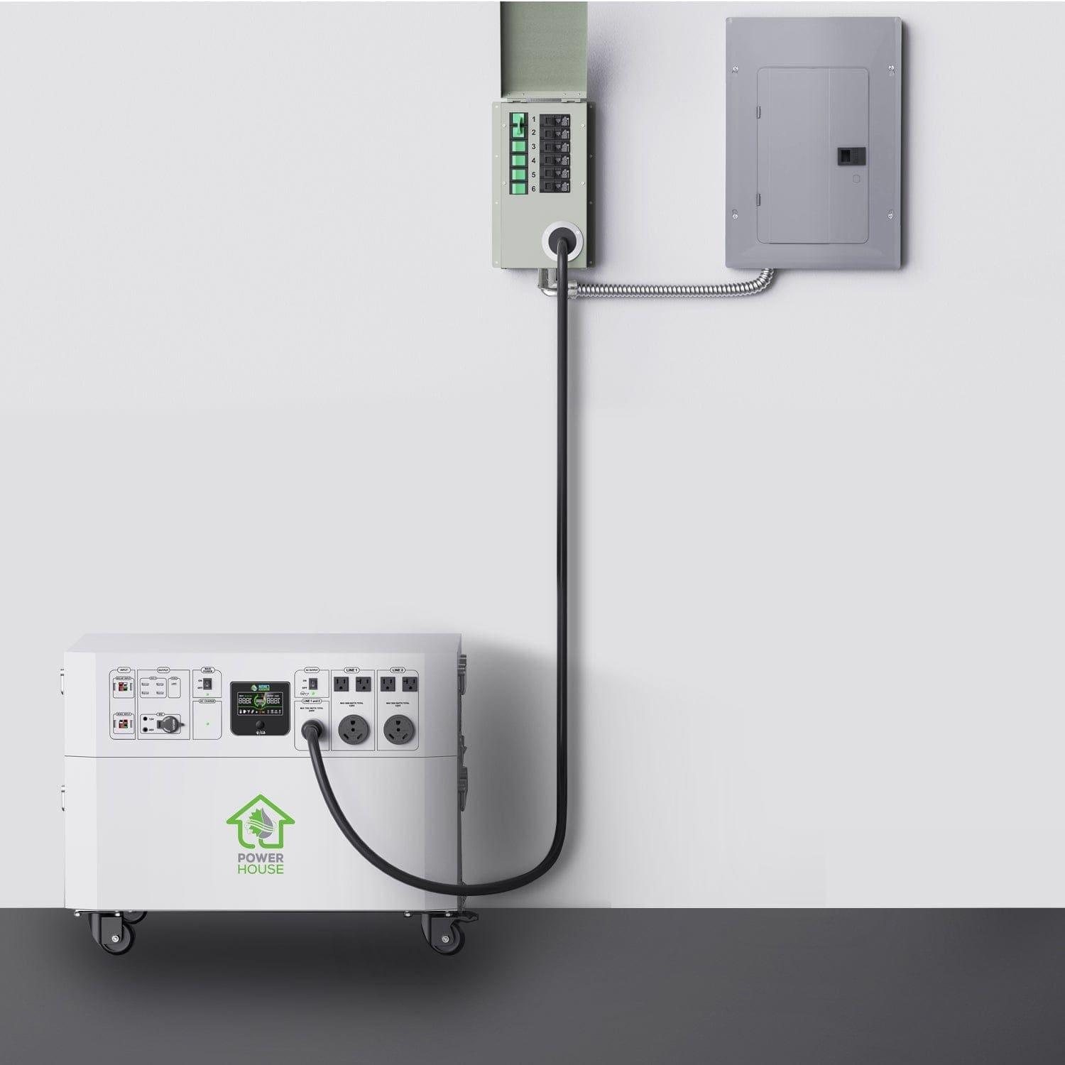 120V/240V 30A 6-Circuit Non-Automatic Transfer Switch