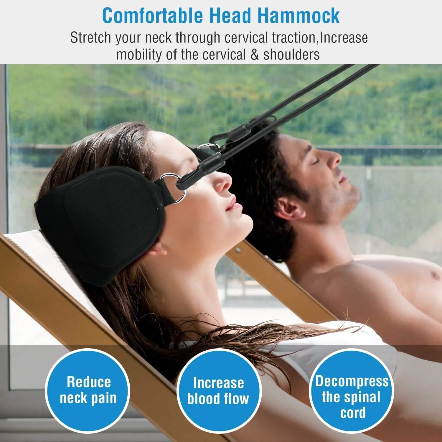 Neck Head Hammock Portable Cervical Traction Relief Hammock