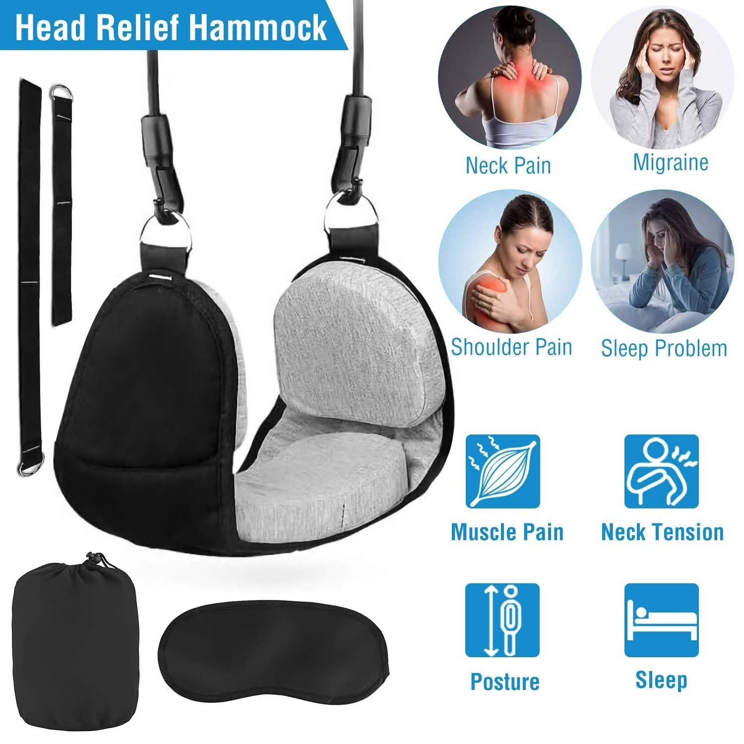 Neck Head Hammock Portable Cervical Traction Relief Hammock