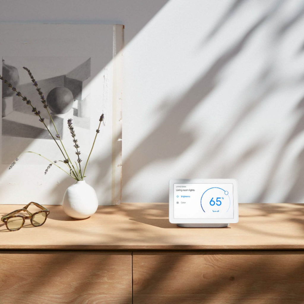 Google Nest Hub Smart Display with Google Assistant - Chalk