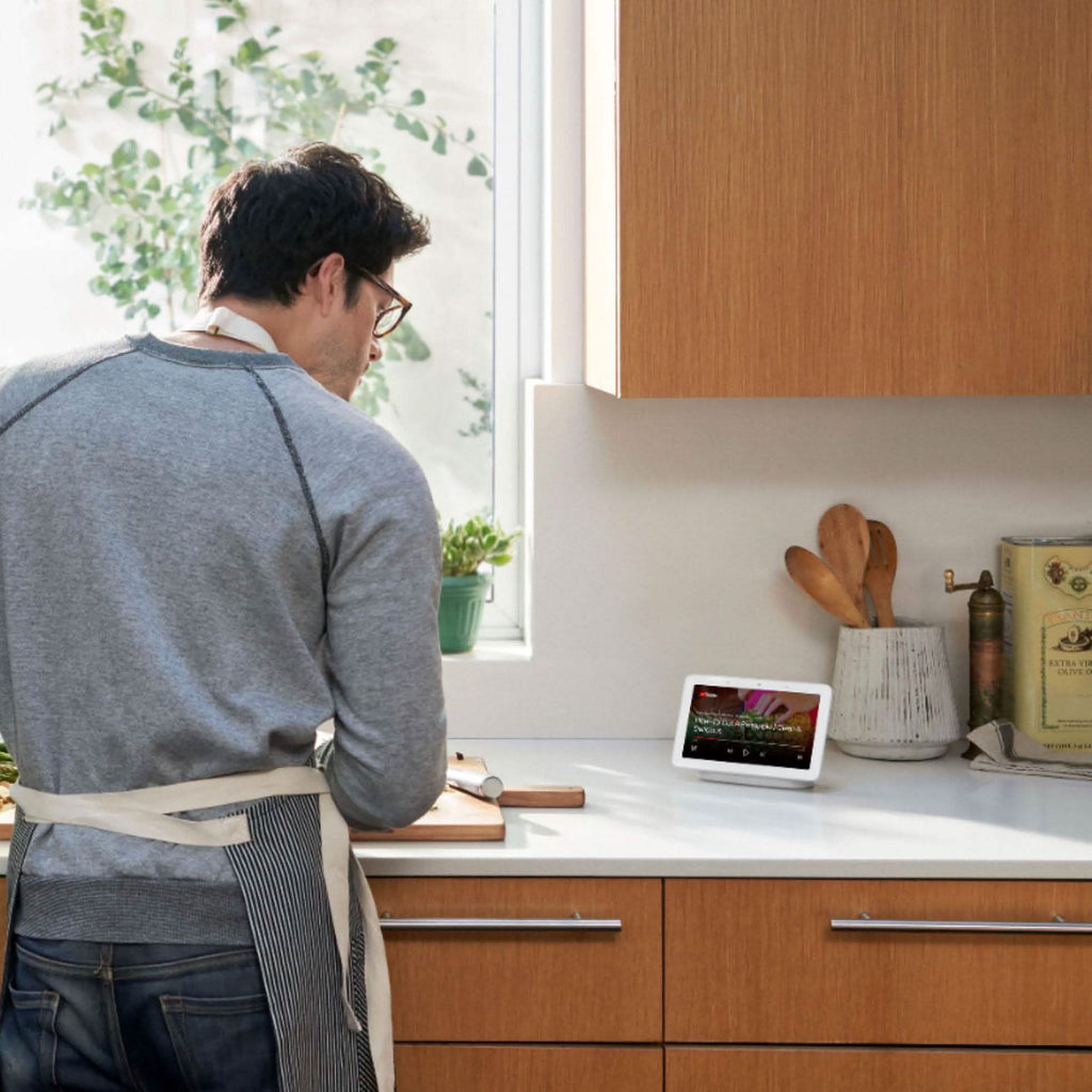 Google Nest Hub Smart Display with Google Assistant - Chalk