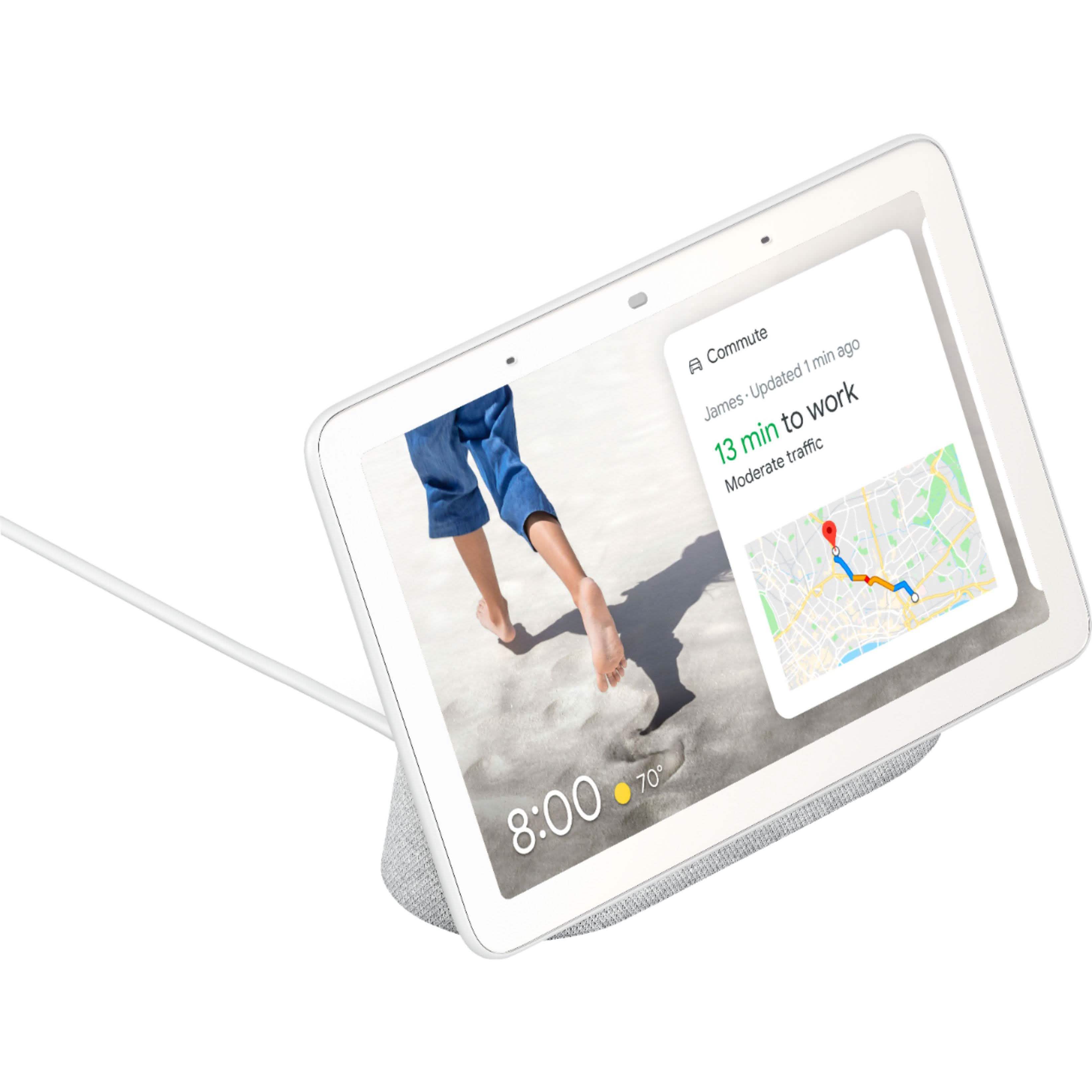 Google Nest Hub Smart Display with Google Assistant - Chalk