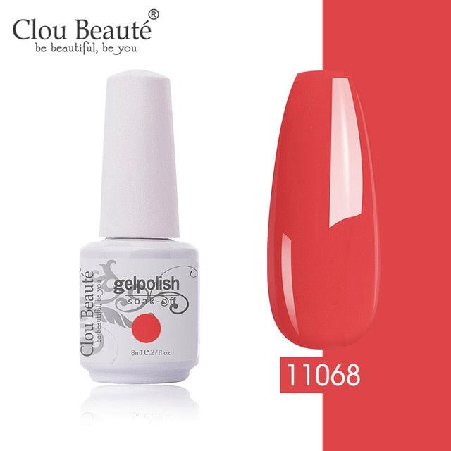 New 2022 Women Gel Nail Polish Pure Pink UV Gel Nail Polish Art Manicure Luxury Colorful Design For Ladies and Womens