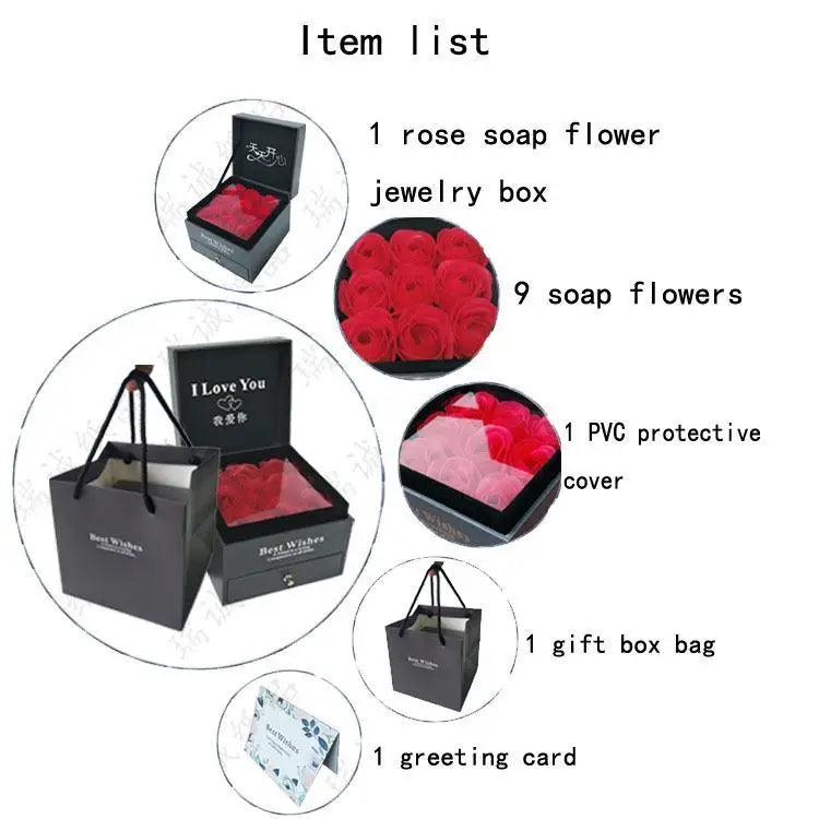 New Amazing Gift Boxes with Lids for Presents Jewelry Rose Box Christmas Present Women's Birthday Party Gift for Mom Girlfriend Gifts Bridesmaid gift Party favorite
