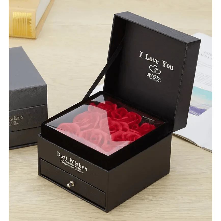 New Amazing Gift Boxes with Lids for Presents Jewelry Rose Box Christmas Present Women's Birthday Party Gift for Mom Girlfriend Gifts Bridesmaid gift Party favorite