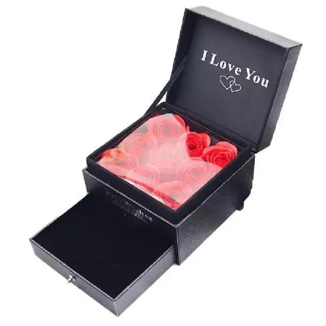 New Amazing Gift Boxes with Lids for Presents Jewelry Rose Box Christmas Present Women's Birthday Party Gift for Mom Girlfriend Gifts Bridesmaid gift Party favorite